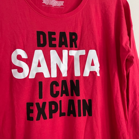 Victoria's Secret Christmas Sleepwear Dear Santa I Can Explain Size S - Picture 2 of 3